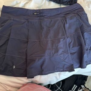 Lululemon tennis skirt navy 12 long